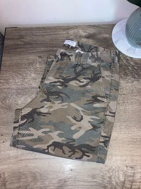 EXPRESS Skinny Fit Hayden Army Fatigue Pants, 28 X 30